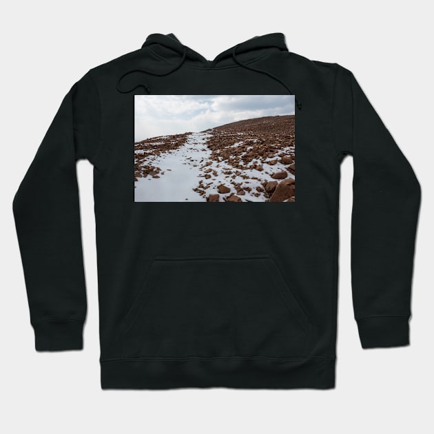 Snow on the Mountainside Hoodie by Jacquelie